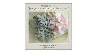 Мастер-класс "Цинерария из фоамирана" - Альбина Насырова