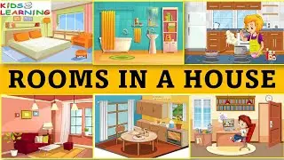 House I Different rooms in the house I Parts of a house I House vocabulary I Kids vocabulary