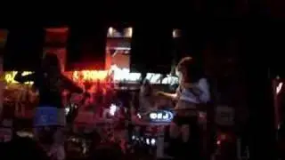 Hoola hoop girls on the bar