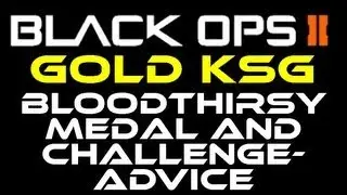 Black Ops 2 - Gold/Diamond KSG Shotgun! Gun Guide and Bloodthirsty medal tips by Product Shard