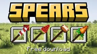 How to Make Custom Spear in Minecraft (+ FREE Download)