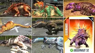 ALL DINOSAURS, CENOZOIC & AQUATIC DEATH SCENE ANIMATION | Jurassic World The Game