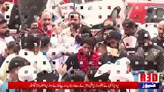 Wajid Abbasi Visit The Red News Office Gujranwala : RED NEWS