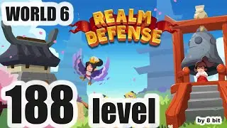 Realm Defense - World 6, level 188 Campaign Mode cleared, 3 stars