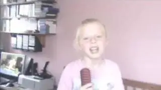 Budding child pop star