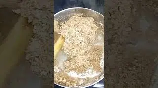 How To Make Sorghum Flour Swallow #youtubeshort #short #fypシ゚viral #exolorepage