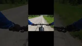 Постоянный вобблинг на велосипеде. #вобблинг #велосипед #mtb #crash