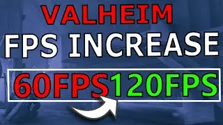 VALHEIM - How to easily boost your FPS PERFORMANCE!!  ✅🔧