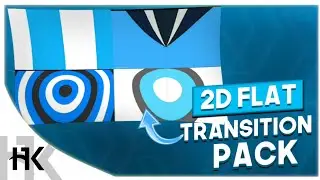2D Flat Transition Pack | Free | Green Screen | CrazyHk