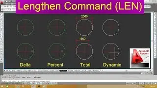 Lengthen Command in AutoCad  II Hindi/Urdu Tutorial
