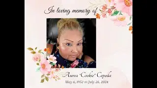 Servicio Memorial Aurea Çookie" Cepeda- 8-14-2024
