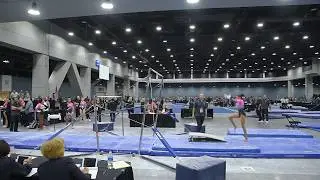 Lyric Walker - Texas Dreams JO Nationals 2018 BARS, REGION 3 National 1st Place Team (Jr C)