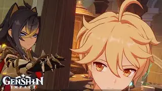 MEETING MERCENARY DEHYA CUTSCENE| Genshin Impact 3.0