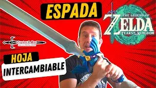 Espada Zelda con HOJA INTERCAMBIABLE Tears of Kingdom