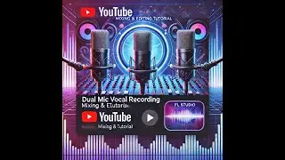 Dual Mic Vocal Recording in FL Studio  - Mixing & Editing Tutorial