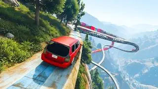 GTA 5 Hardest Off-Road Parkour Race | No Copyright Gameplay for Faceless Channels 4K 60fps | 1076