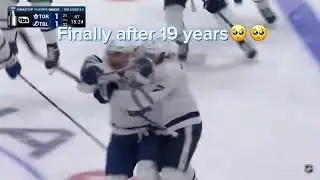 After 19 years leafs did it #leafsforever #torontomapleleafs