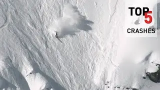 Top 5 Crashes on the Freeride World Tour