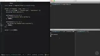 NodeJS: Basic Streaming HTTP Server