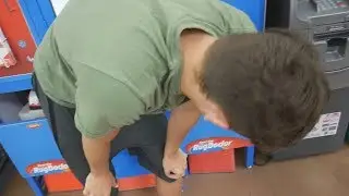 Getting hit in nuts at walmart