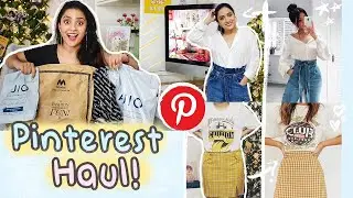 🛍pinterest inspired outfit haul in India | Summer Style | Ajio, Myntra, Koovs | Meghna Verghese