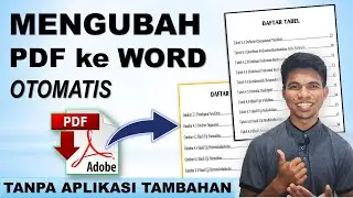 Mengubah PDF ke Word di Laptop | Tanpa Aplikasi