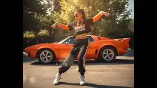 Hiphop Party Dance Remix At a Sports Car Event