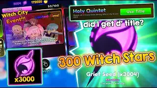 OPENING 3,000 WORTH OF GRIEF STARS | TRYING TO GET ALL WITCH EVENT UNITS | Anime Adventures