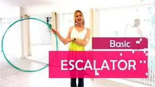 ESCALATOR // von unten nach oben // Basic HULA HOOP Trick auf Deutsch für Anfänger