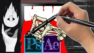 Frame by Frame animation in After Effects using Timelord in Photoshop- Cory Kerr's illo talk