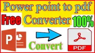 How to powerpoint to pdf converter offline