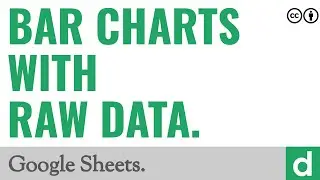 Bar charts with raw data — Google Sheets