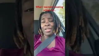 What I learned in boating school is? #comment  #locsjourney #follow