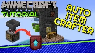 How to Bild an Auto Crafting Machine in Minecraft  (TUTORIAL)