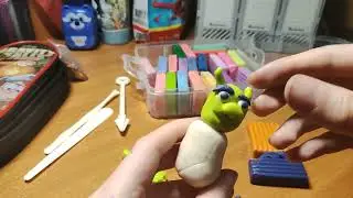 как сделать шрека из полимерной глины