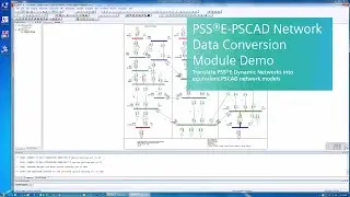 【PSS®E】PSS®E- PSCAD Network Data Conversion