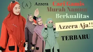 Gamis polos set jilbab bergo terbaru | Azzera hijab dan syar'i