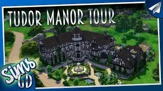 Sims 4 Tudor Manor Tour | Tudor Revival Architecture Mansion