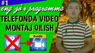 TELEFONDA VIDEO MONTAJ QILISH// POWER DIRECTOR TUTORIAL 