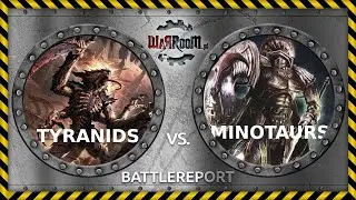 Battle Report 03  - Space Marines of Minotaurs Chapter vs Tyranids - 1500points