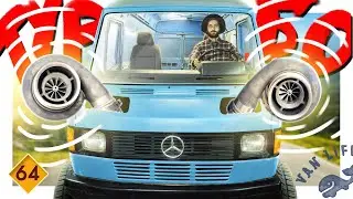 ТУРБИНА для МОЩНОСТИ в автодом. Радиатор, интеркулер для Mercedes T1 / КИТЖИВИ 64