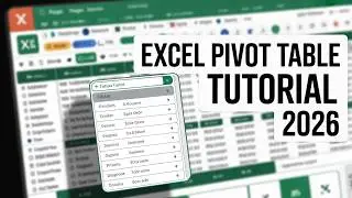 How To Create Pivot Table  Filter & Cleaning Tutorial (2026) 