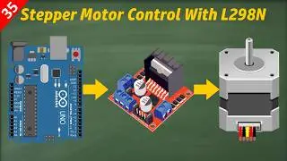 Control NEMA 17 Stepper Motor with L298N & Arduino | Complete Beginner Guide