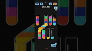 water color sort level 306 walkthrough solutions iOS
