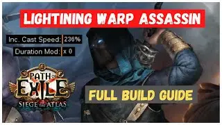 Lightning Warp Assassin - My FAVOURITE Build in 3.17, FULL Build Guide (Archnemesis, Path of Exile)