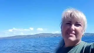 ОТДЫХАЕМ и РЫБАЧИМ на  Енисее/ немного БРУСНИКИ