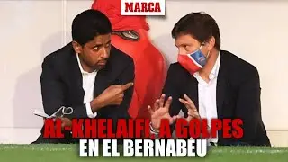 Al-Khelaifi la lía en el Bernabéu: bajó dando golpes al vestuario de los árbitros I MARCA