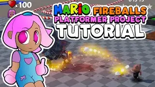 Platformer Project MARIO 64 Fireballs!! Emerald AI integration #devlog