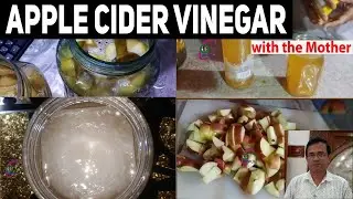 how to make homemade apple cider vinegar with the mother