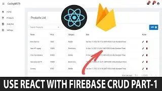 How to use React with Firebase | Show Firebase data in MUI Data Table